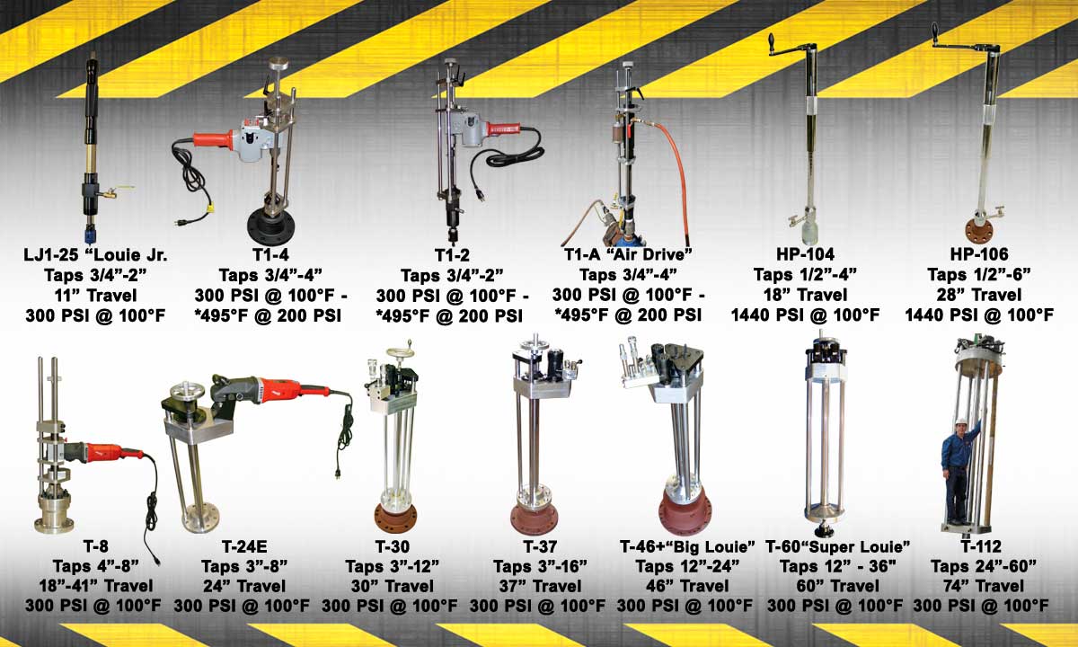 Tapping Drills For Pipeline or Wall Taps