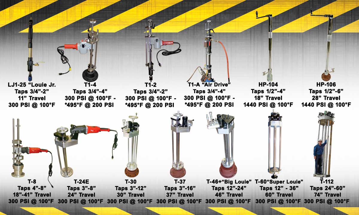 Tapping Drills For Pipeline or Wall Taps